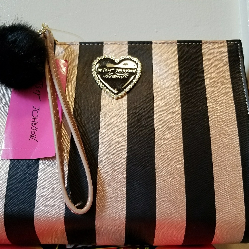 Betsy Johnson woman wristlet purse